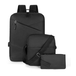 Set 3 Món (Balo + Túi Đeo Chéo + Ví Cầm Tay) 1 Sọc Chéo–DS12507