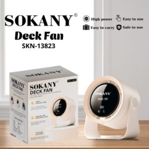 Quạt Để Bàn Màn Hình Kỹ Thuật Số SOKANY SKN-DS14007