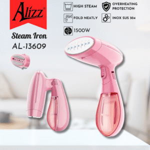 Bàn Ủi Hơi Nước Gấp Gọn Cầm Tay 1500W ALIZZ AL-DS13609