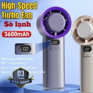 Quạt Sạc Tích Điện Cầm Tay M11B Có Sò Lạnh Cao Tốc –TP25