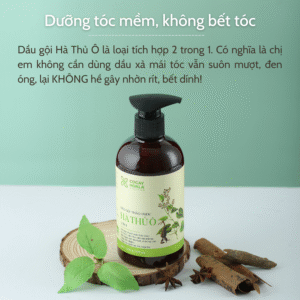 Dầu Gội Thảo Dược Hà Thủ Ô 2IN1 Cỏ Cây Hoa Lá 300G cải thiện tóc gãy rụng -CCHL5