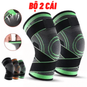 Combo 2 Băng Cuốn Hổ Trợ Đầu Gối (Có Đai Siết Chặt) –TP8