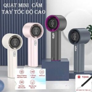 Quạt Sạc Tích Điện S001 Cao Tốc-Pin 4000mAh –TP21