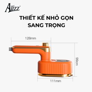 Bàn Ủi Hơi Nước Cầm Tay Mini Xoay 360 Độ - ALIZZ AL 15 9 1
