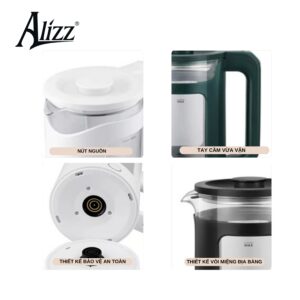 Ấm đun nước siêu tốc - Dung tích 2l 1500w - DS13808 6 9