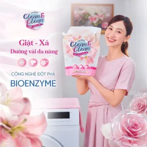 NƯỚC GIẶT XẢ CLEAN & CLEAN 3200ML – THƠM MÁT, AN TOÀN CHO DA –TN1