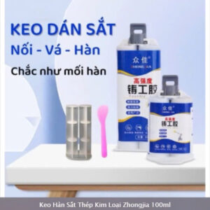 Keo Hàn Sắt Thép Kim Loại Zhongjia 100ml-TP12