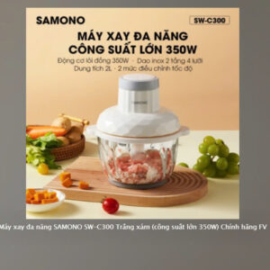 Máy xay đa năng SAMONO SW-C300 Trắng xám  (công suất lớn 350W) Chính hãng FV – SP_28231