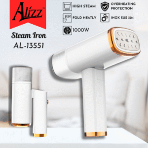 Bàn Ủi Hơi Nước Cầm Tay Gấp Gọn 1000W ALIZZ AL- DS13551