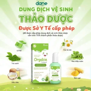 Dung Dịch Vệ Sinh Cho Bé Gái Orgabie Tradimed 10ml