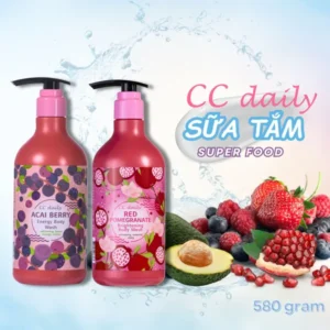 Sữa tắm trái cây CC Daily chiết xuất quả Acai CC Daily Acai Berry Energy Body Wash