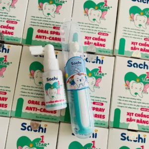 Xịt Chống Sâu Răng Sachi 30ml Cho Bé Tặng Kèm Bàn Chải L104 – Việt Nam