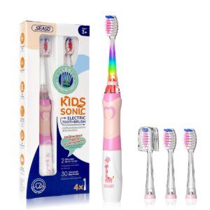 Bàn Chải Điện Seago Cho Bé SG-977-PINK ( Hàng chính hãng )