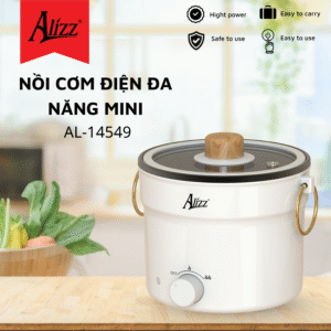 Nồi Cơm Điện Đa Năng Mini ALIZZ AL – Tiện Lợi Cho Người Sống Một Mình