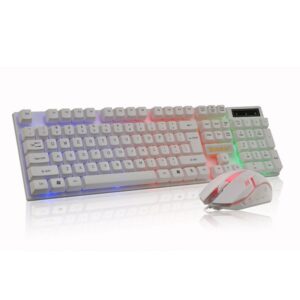 Bộ Bàn Phím Và Chuột Bosston - 8310 Đèn Led Bắt Mắt, Phù Hợp Cho Các Game Thủ Chơi Game Vào Ban Đêm