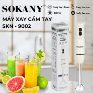 Máy Xay Cầm Tay 400W SOKANY SKN-9002 – Sự Lựa Chọn Hoàn Hảo Cho Căn Bếp Của Bạn