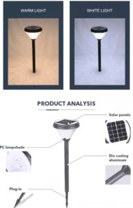 0152 den cam dat jd 21 jd 23 trang tri san vuon nang luong mat troi