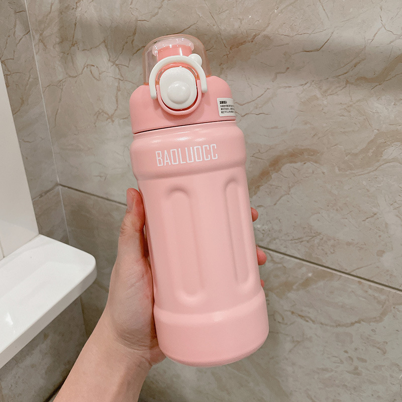 Bình Inox + 3d 800ml Thiết Kế Tinh Xảo, Thích Hợp Mang Theo Dã Ngoại, Picnic.. 6 0240 binh inox 3d 800ml