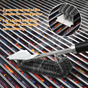 Bàn Chải Làm Sạch Lò Nướng BBQ ( Loại lớn )