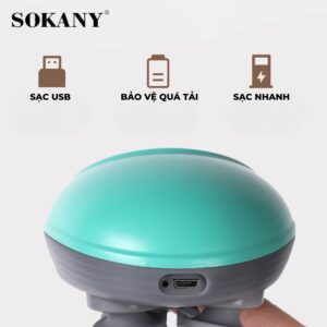 0630 may massage da dau va toan than silicon sokany skn 14107