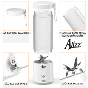 1000 may xay sinh to cam tay da nang khong day 3in1 450ml alizz al 13564