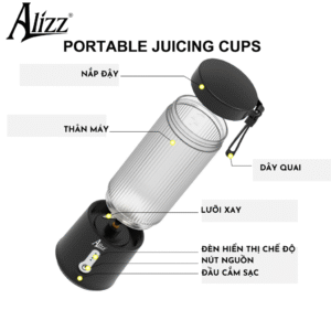 1003 may xay sinh to cam tay da nang khong day 3in1 450ml alizz al 13564