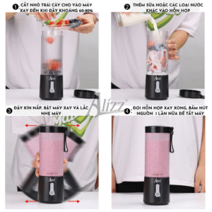 1007 may xay sinh to cam tay da nang khong day 3in1 450ml alizz al 13564
