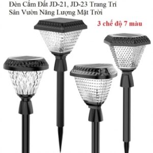 Đèn Cắm Đất JD-21, JD-23, Trang Trí Sân Vườn Năng Lượng Mặt Trời HD131620
