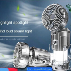 Đèn Bão Năng Lượng Mặt Trời - Kiêm Quạt