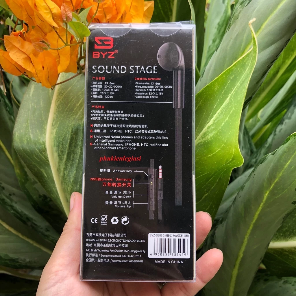 Tai Nghe Chính Hãng BYZ S389 - Thiết Kế Tinh Tế, Đẹp Mắt Thời Trang 10 2679cff856b8997f17ccbdd551113cdb