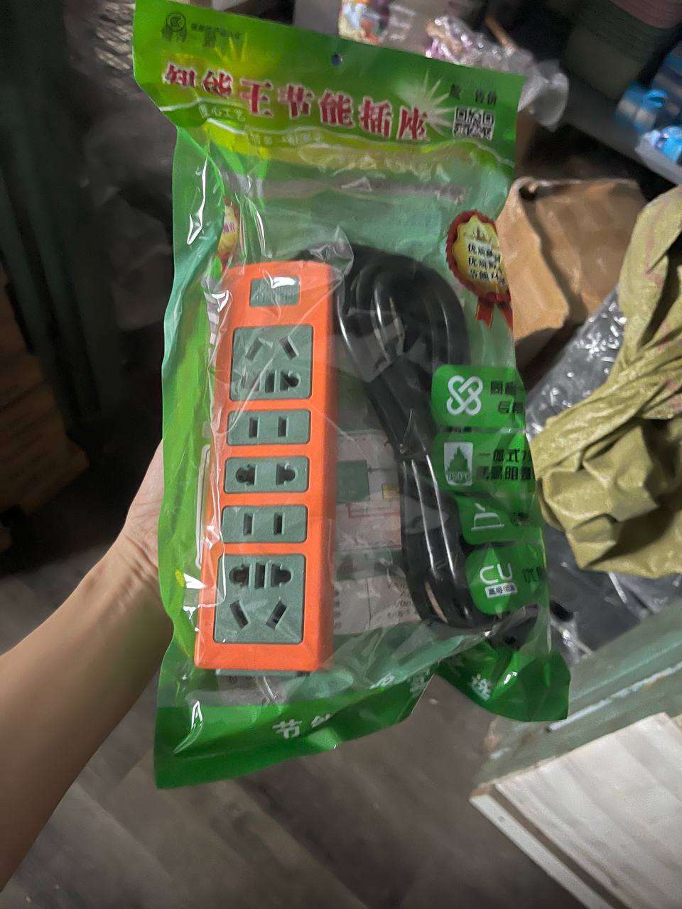 ⭐ Ổ Điện 8 Lỗ Màu Cam Dây 3m Chuẩn GB2099 2500w (HD1010)Bảo ha 3 6294242407737921305