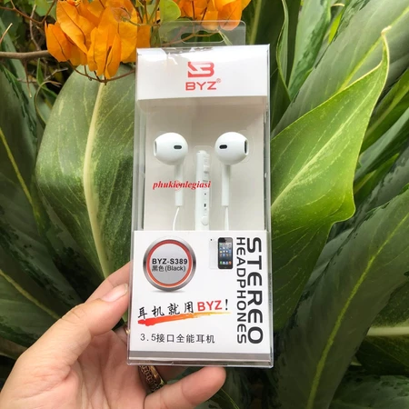Tai Nghe Chính Hãng BYZ S389 - Thiết Kế Tinh Tế, Đẹp Mắt Thời Trang 1 6970a555e5760ba12abb90c72f480f7c@resize w450 nl