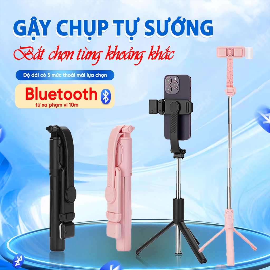 Gậy Chụp Hình Selfie Tripod R1 Thoải Mái Chụp Cho Mình Những Bức Ảnh Đẹp