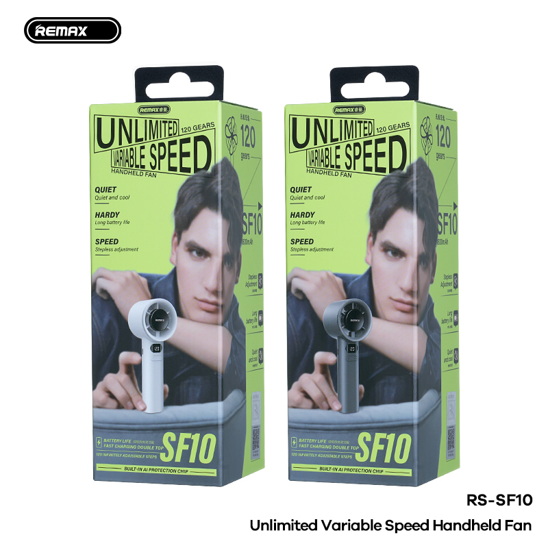 Quạt cầm tay REMAX SF10 (pin 4000mah) 5 quat cam tay 100 cap do remax rs sf10 vn 101049 4