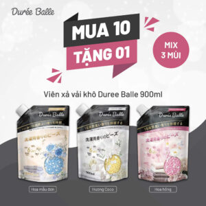 🍃 Viên Xả Vải Khô Duree Balle Của Nhật 900g