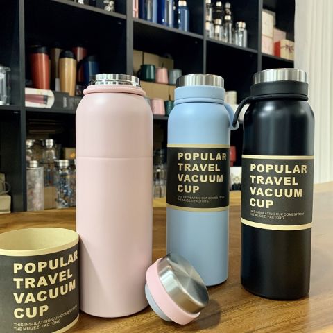 Bình giữ nhiệt inox Travel kèm lõi lọc 1000ml 4 0357 binh giu nhiet inox travel 1000ml co loi loc