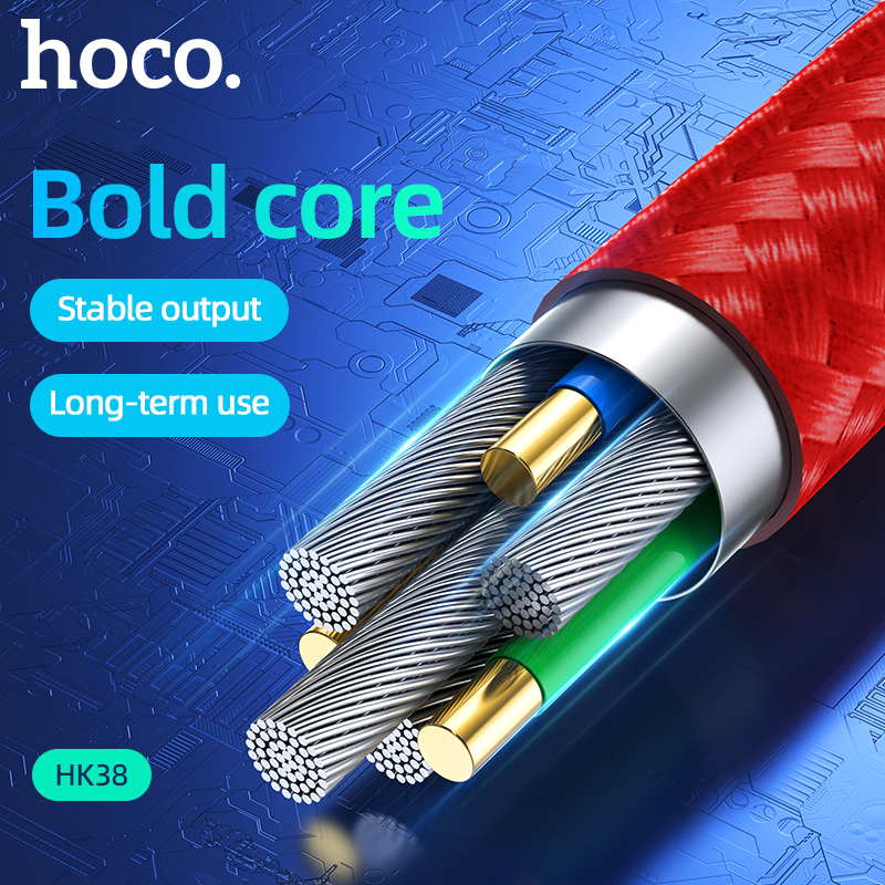 Cáp sạc Hoco HK38 cổng Typec 1m 4 cap sac hk38 ip 1m lTojT5Yiu5u8l8L95MJI