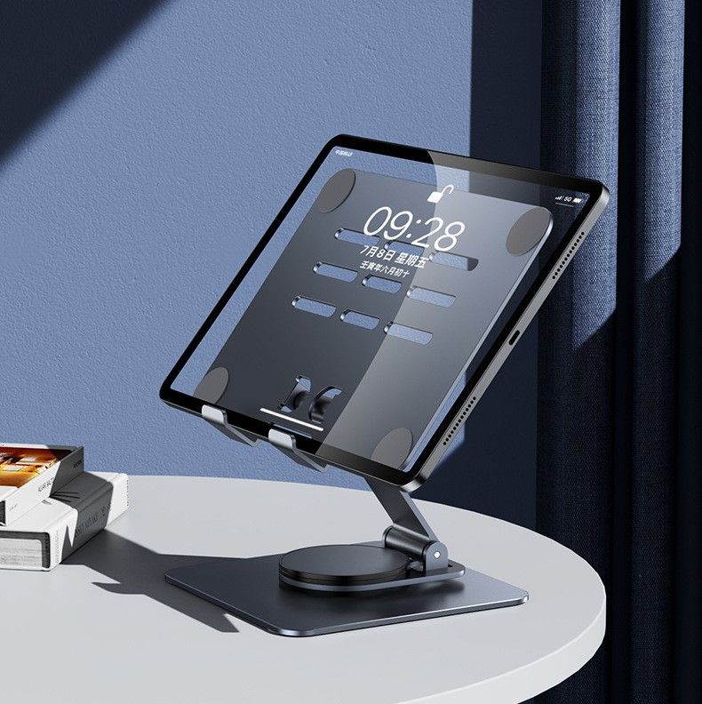 Giá Đỡ Ipad, Điện Thoại L05 Hợp Kim Nhôm Cao Cấp Xoay 360 Độ