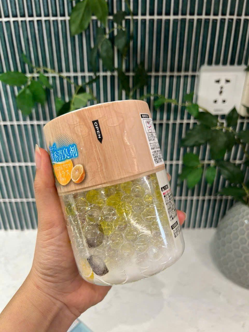 Hộp sáp thơm phòng và khử mùi, hạt sáp sắc màu trang trí 300g 73K