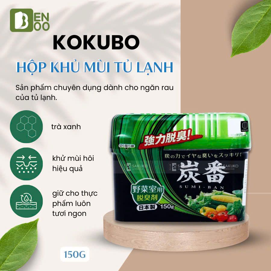 Sáp Khử Mùi Tủ Lạnh Than Hoạt Tính Kokubo Nhật Bản, Giải Pháp Tiện Lợi Và An Toàn 150g. 2 z6779560884092 b56ae692baf9d2bd7bdc7dee1334deec