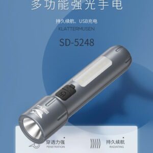 Đèn Pin Sạc 4 Tốc Độ Smiling Shark (87K)