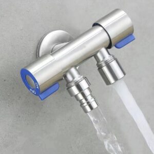 Van Nước 2 Cổng Xả Độc Lập Inox 304