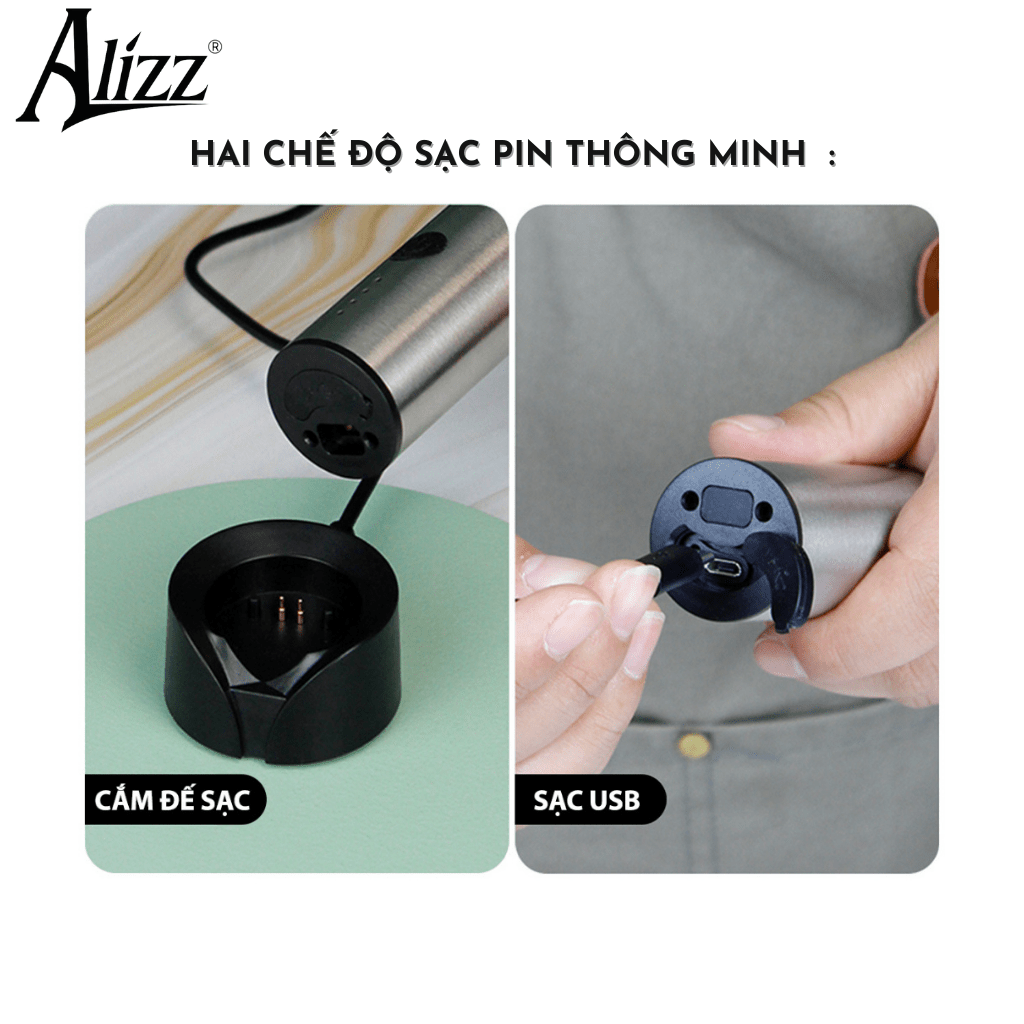 Máy Đánh Bọt Cà Phê, Đánh Trứng 3 Đầu ALIZZ AL. 3 0418 may danh bot ca phe danh trung 3 dau alizz al 13578