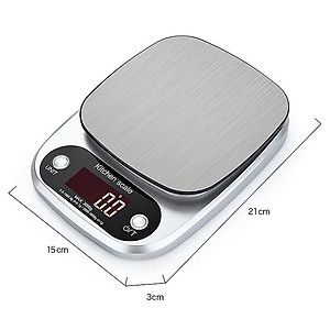Cân tiểu ly điện tử inox tròn bầu Mã SH131 - Loại 3Kg