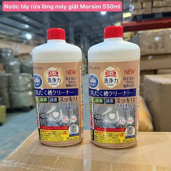 Nước Tẩy Rửa Lồng Máy Giặt Morsim 550ml