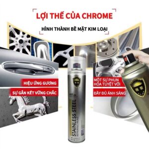 Sơn Xịt Mạ Crom - Lựa Chọn Hoàn Hảo Cho Mọi Bề Mặt 350ml