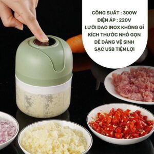 Máy Xay Mini 250ml, Thiết Kế Gọn Nhẹ, Dễ Sử Dụng 