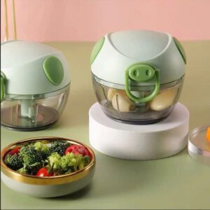 Dụng Cụ Xay Tỏi Ớt, Thực Phẩm Cầm Tay Mini Hình Heo