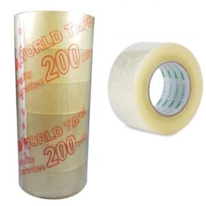 (01 cuộn) Băng keo đóng hàng loại 200ya cây 6 cuộn loại 1,8kg