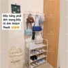 Kệ Chữ L 4 Tầng Để Giày Dép, Treo Quần Áo (HD1022)